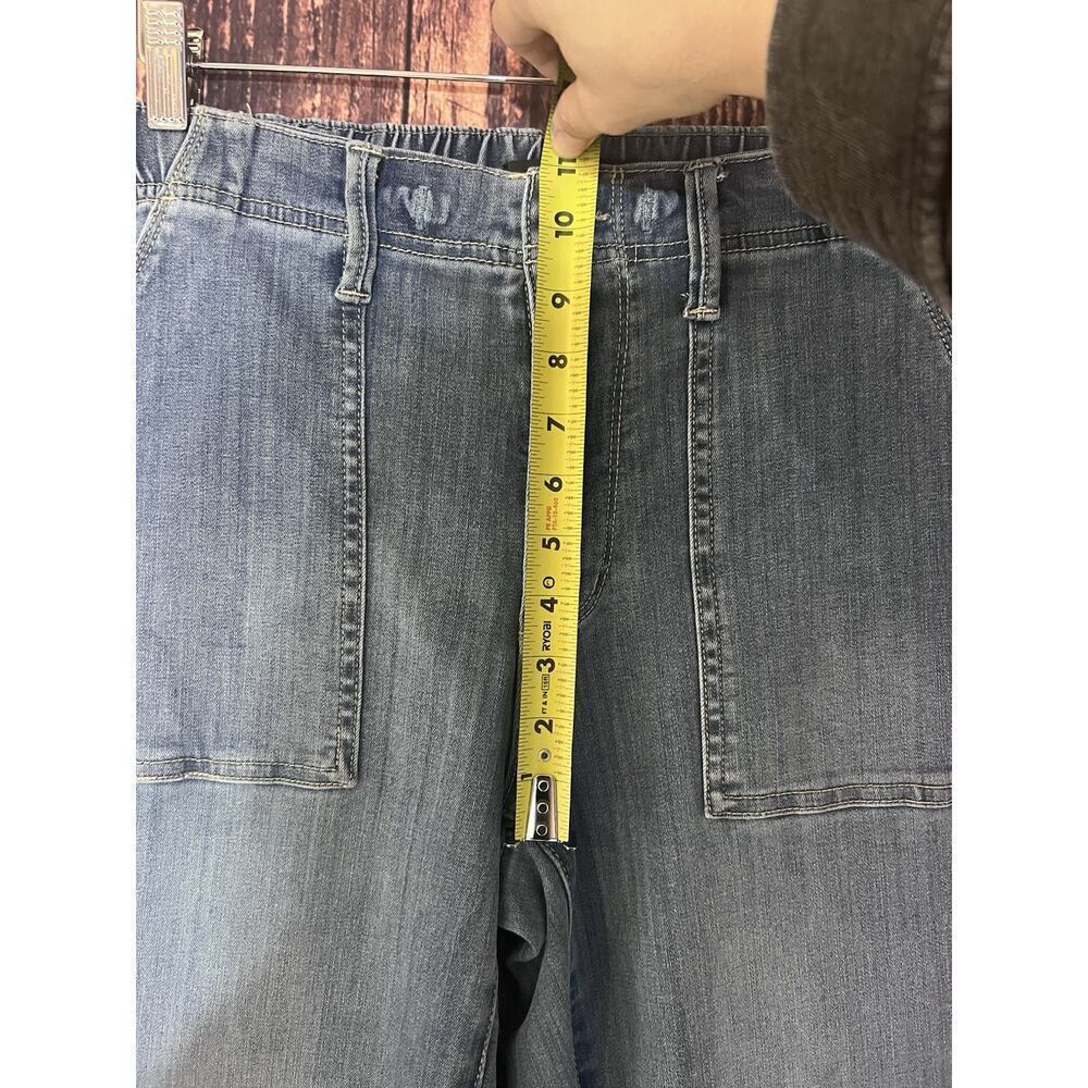 Judy Blue Women Jeans Size 5/27 Stretch Waist Straight Leg Denim Med Big Pockets - Picture 6 of 10